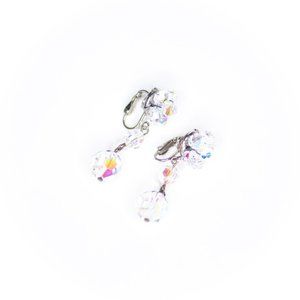 Aurora‎ Borealis Crystal Bead Dangling Earrings